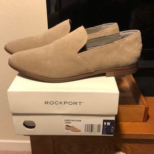 Rockport Perpetua Beige Suede Loafer